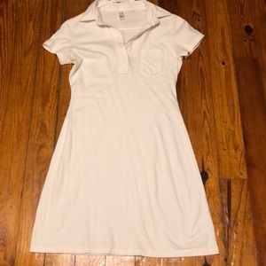 White American Apparel tennis dress